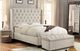 Diamond Sofa® Majestic Light Tan Eastern King Tufted Bed -1