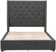 Homelegance® Fairborn Gray Upholstered Full Platform Bed-4