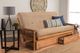Kodiak Furniture Monterey Suede Peat/Butternut Full Storage Futon with Mattress-1