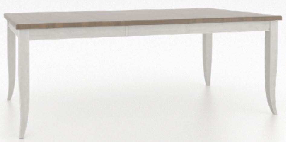 Canadel Weathered Grey Washed/Cloud 31" Rectangular Table