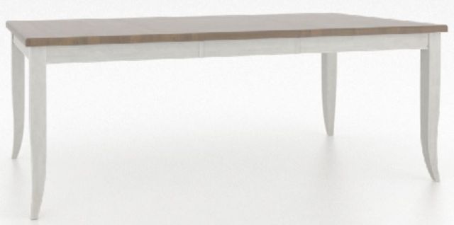 Canadel Weathered Grey Washed/Cloud 31" Rectangular Table-0