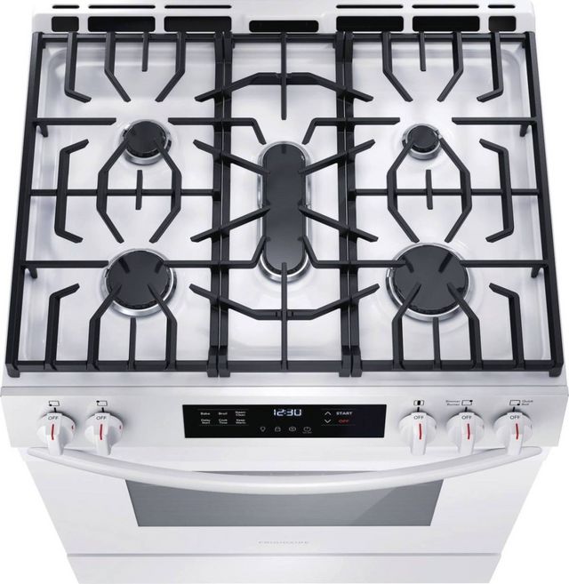 Frigidaire® 30" White Slide In Gas Range-2
