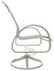 Telescope Casual Aruba Abalone/Storm Aluminum/Fabric Outdoor Sling Swivel Rocker-2
