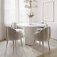 TOV Furniture Gardenia Light Grey Velvet Dining Chair-4