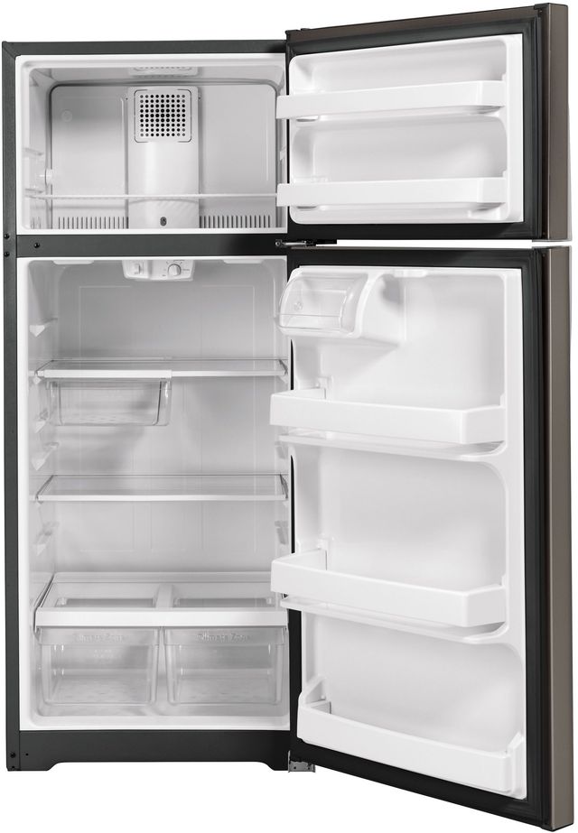 GE® 28" 17.5 Cu. Ft. Slate Top Freezer Refrigerator-2