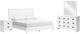 Signature Design by Ashley® Binterglen 4-Piece White King Panel Bedroom Set-0