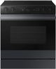 Samsung Bespoke 30" Matte Black Steel Slide In Electric Range-0