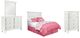 Signature Design by Ashley® Kaslyn 4-Piece White Queen Panel Headboard Bed Set-0