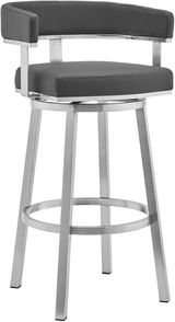 Brushed Stainless Steel-Gray