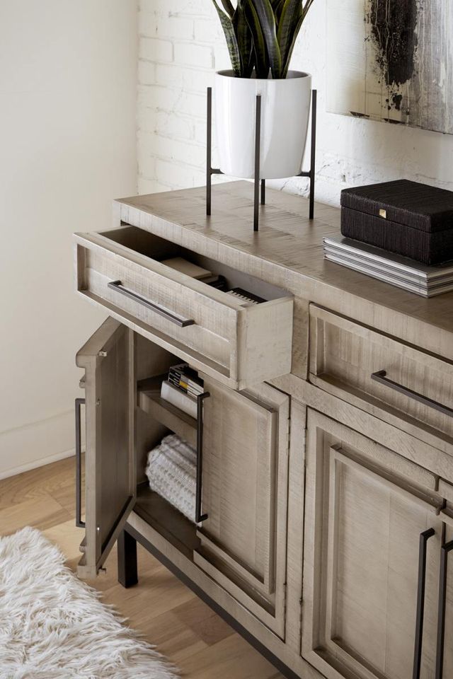 aspenhome® Zander Grey 57" Highboy Console-1