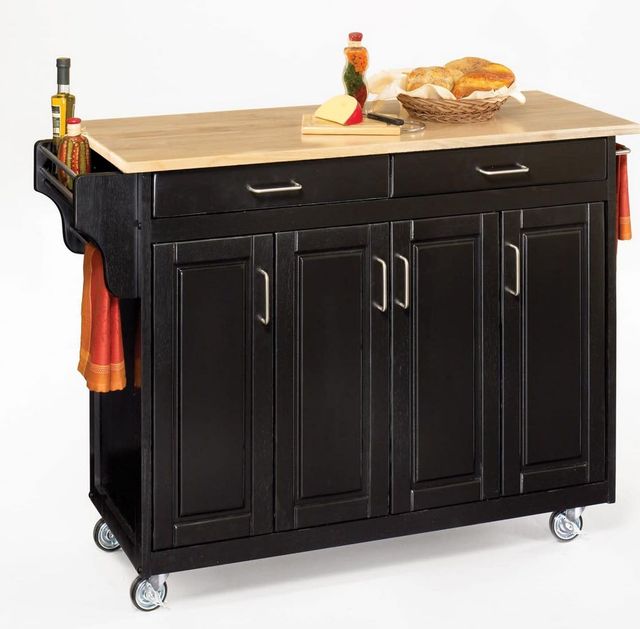 homestyles® Create-a-Cart Wood Kitchen Cart-0