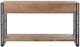 StyleCraft Calvin Natural Console Table with Gray Frame-2