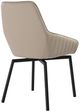 Armen Living Shilo 2-Piece Champagne Faux Dining Chair Set-2