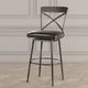 HH2 Home Decker Gray Swivel Bar Stool-3