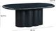 TOV Furniture Elika Black Oval Dining Table-2