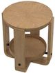 Parker House® Escape Glazed Natural Oak Round End Table-4