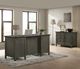 Intercon San Mateo Gray Executive Desk-1