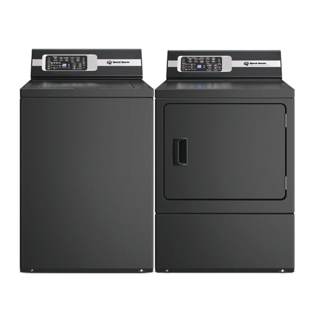 Speed Queen® Matte Black Laundry Pair