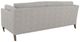 Fairfield® Customizable Dolce 90" Sofa with Casters on Front Legs-3