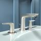 Hansgrohe Talis E Brushed Nickel 1.2 GPM Widespread Faucet with Pop-Up Drain-1
