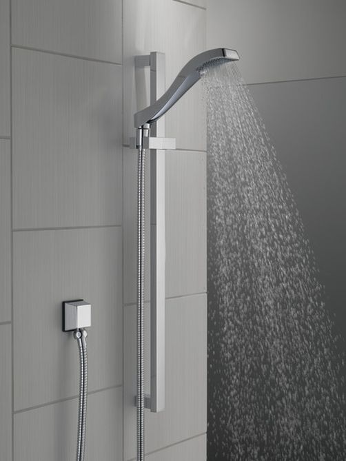 Delta Dryden® Chrome Premium Single-Setting Slide Bar Hand Shower-3