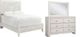 Signature Design by Ashley® Paxberry 3-Piece Whitewash King Panel Bed Set-0