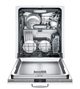 Bosch® 800 Series 24" Built In Dishwasher-Panel Ready-2