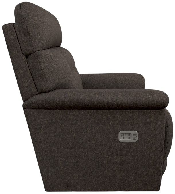 La-Z-Boy® Fulton Chocolate Power Rocking Recliner with Headrest and Lumbar-2