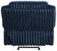 Homelegance® Goodland Blue Manual Glider Reclining Chair-4