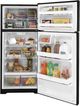 GE® 28" 16.6 Cu. Ft. ENERGY STAR® Black Top Freezer Refrigerator-3