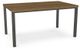 Amisco Customizable Ricard Solid Birch Dining Table with 1.63" Thick Tabletop-0