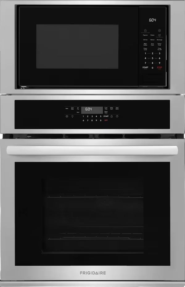 Frigidaire® 27” Stainless Steel Oven/Micro Combo Electric Wall Oven with Air Fry-0