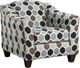 Affordable Furniture 9011 Block Party Charcoal Chair-0