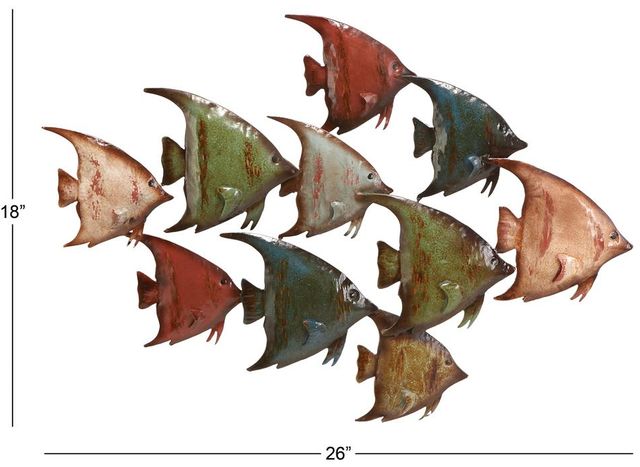 Deco Marche Fish Wall Decor-3