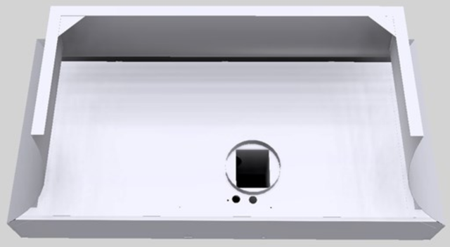 Vent-A-Hood® Designer Series 48" White Wall Mounted Range Hood-3