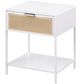 Coaster® Amherst White Side Table with Drawer-1