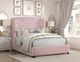 Homelegance® Cameo Pink California King Panel Bed-1