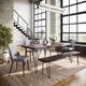 Jofran Inc. Nature's Edge Slate 79" Dining Table with Black Base-1