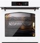 Ilve Nostalgie II 30” White Pyrolytic Single Electric Wall Oven with Burnished Trim-0