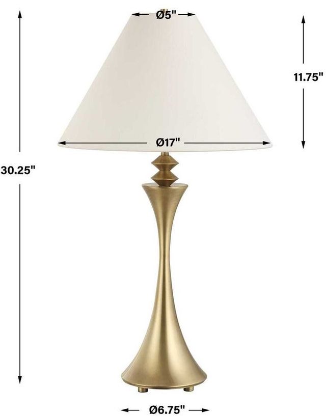Uttermost® Shaefer Gold Table Lamp-2