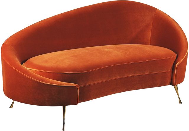 Moe's Home Collection Abigail Umber Chaise-0