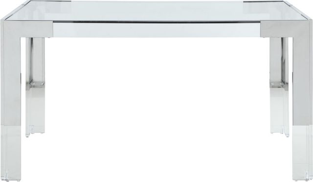 Meridian Furniture Casper Rich Chrome 60" Dining Table-0