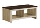 Monarch Specialties Inc. Dark Oak/Light Beige 44" Coffee Table-0