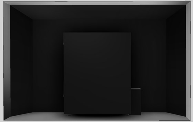 Vent-A-Hood® K Series 30" Black Wall Mounted Liner Insert-2