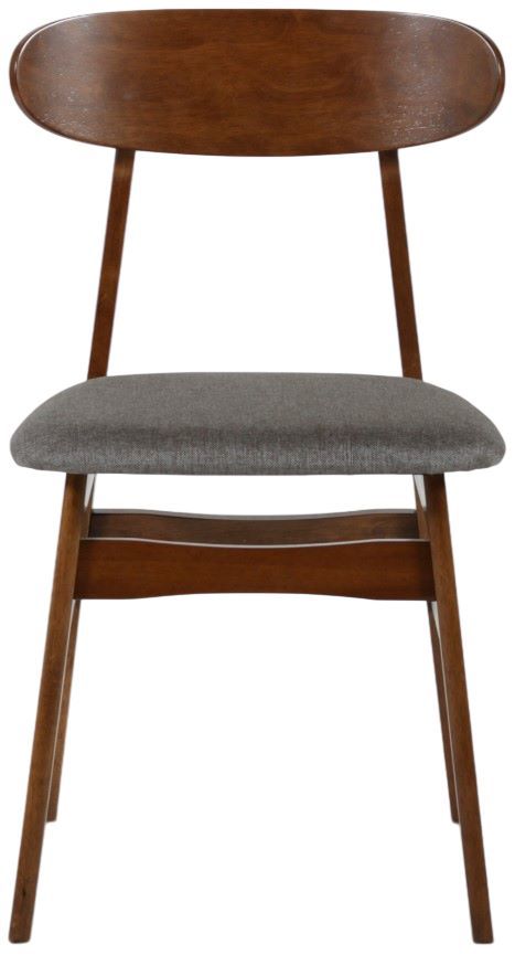 New Classic® Home Furnishings Morocco Dark Gray/Walnut Dining Side Chair-2