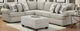 American Wholesale Furniture Mallory 2-Piece Ash L-Shape Sectional-1