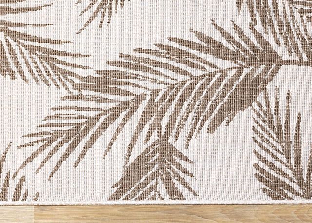 Kalora Interiors Bristol Cream/Taupe 5'x8' Style 1 Indoor/Outdoor Area Rug-3