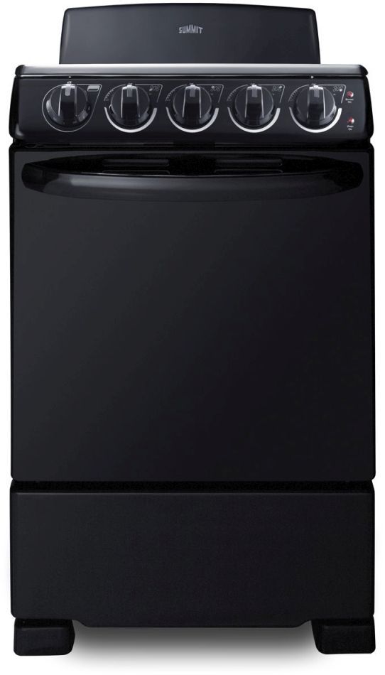 Summit® 20" Black Freestanding Electric Range-0