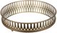A & B Home Urban Vogue Gold Round Tray-0