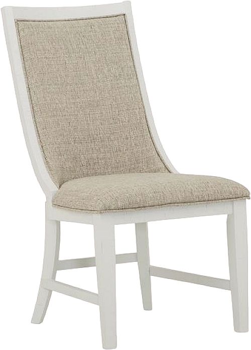 Magnussen Home® Heron Cove 2-Piece Baja Fog/Chalk White Upholstered Host Side Chair Set-0